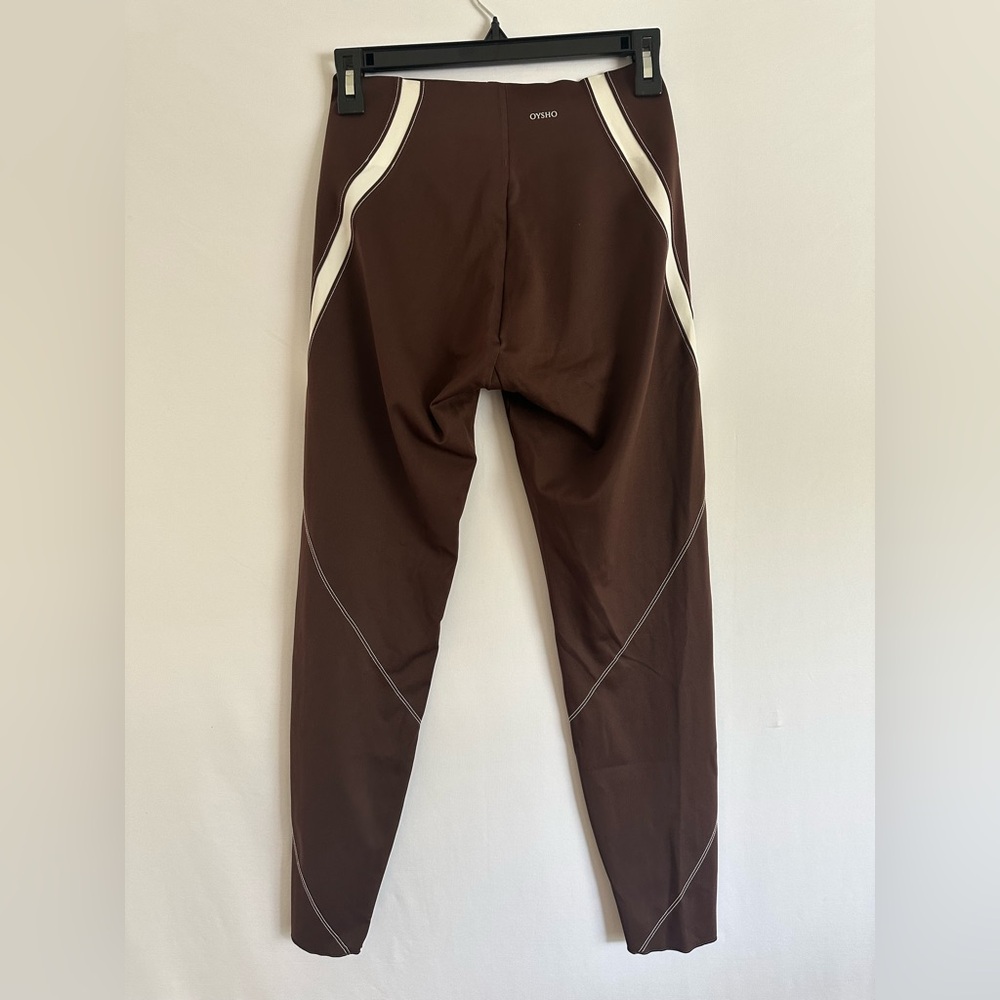 Oysho Women’s Compression Leggings | Brown , Size M Gym/Athletic/Yoga